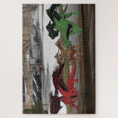 Drakenfamilie Legpuzzel (Verticaal)