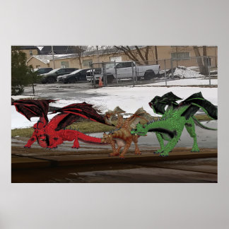 Drakenfamilie Poster