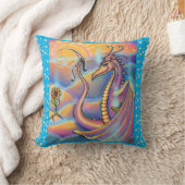 Drakenfantasie van Renee L. Lavoie Kussen (Deken)