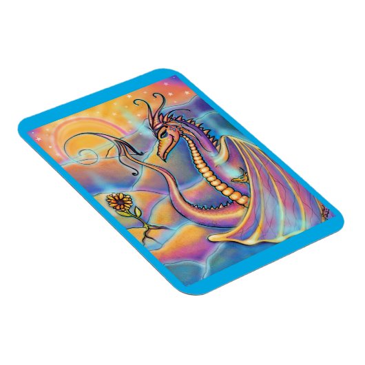 Drakenfantasie van Renee L. Lavoie Magneet (Rechterzijde)