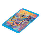 Drakenfantasie van Renee L. Lavoie Magneet (Linkerzijde)