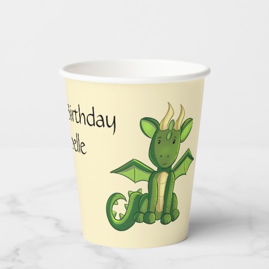 Drakenfeest Papieren Bekers (Achterkant)