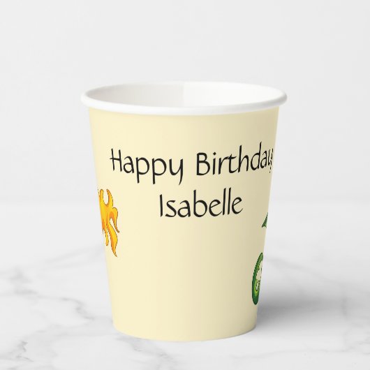 Drakenfeest Papieren Bekers (Links)