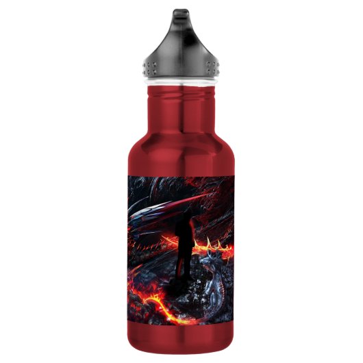 drakenfles waterfles  (Rechts)