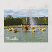 Drakenfontein in de tuin van Versailles - Frankrij Briefkaart (Voorkant)