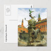 Drakenfontein in Kopenhagen Briefkaart (Voorkant / Achterkant)
