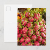 Drakenfruit| Can Duoc Market Briefkaart (Voorkant / Achterkant)