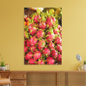 Drakenfruit | Can Duoc Markt Canvas Afdruk (Insitu (Woonkamer))