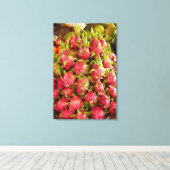 Drakenfruit | Can Duoc Markt Canvas Afdruk (Insitu (Houten vloer))