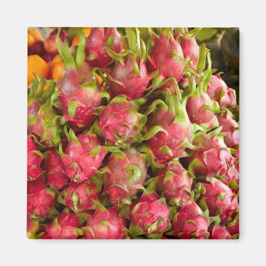 Drakenfruit | Can Duoc Markt Magneet (Voorkant)
