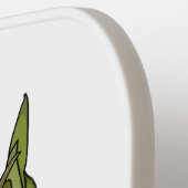 Drakenfruit cartoon illustratie pickleball paddle (Links Detail)