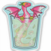 Drakenfruit Drink Sticker (Voorkant)