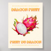 drakenfruit | Fruit du Dragon Frans Poster (Voorkant)