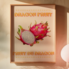 drakenfruit | Fruit du Dragon Frans Poster