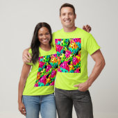 Drakenfruit Levendig Patroon T-shirt (Unisex)