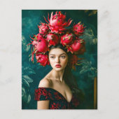 Drakenfruit Mode Concept Feestdagenkaart (Voorkant)