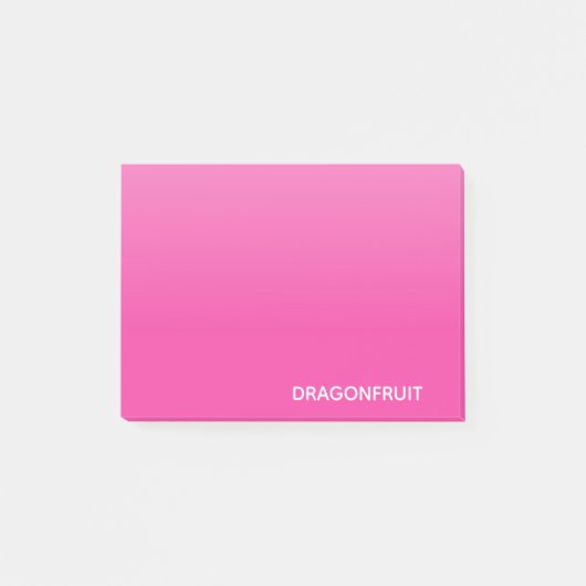 Drakenfruit roze kleur naam post-it® notes (Voorkant)