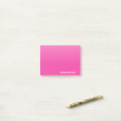 Drakenfruit roze kleur naam post-it® notes (Op bureau)