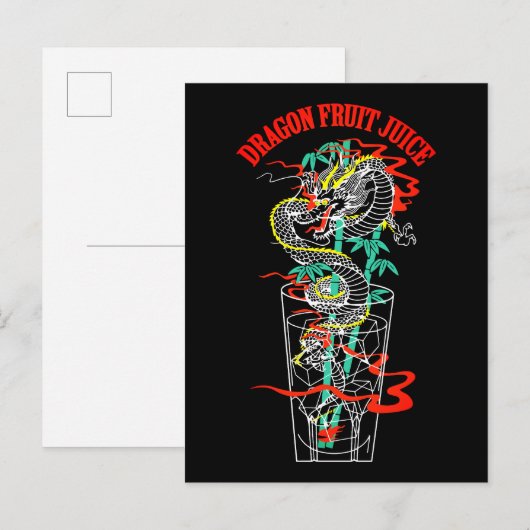 Drakenfruit Ssap Briefkaart (Voorkant / Achterkant)