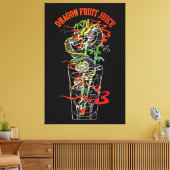 Drakenfruit Ssap Canvas Afdruk (Insitu (Woonkamer))