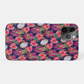 Drakenfruit Tropisch Bloemend Modern Groen Palm Case-Mate iPhone Case (Achterkant (horizontaal))