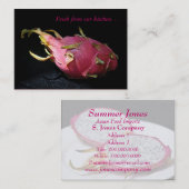 Drakenfruit - voedselimporteur / Chef Visitekaartje (Voorkant / Achterkant)