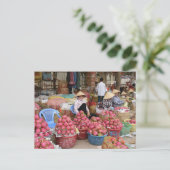 Drakenfruit voor verkoop briefkaart (Staand voorkant)