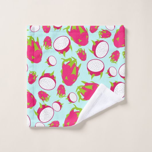 Drakenfruitpatroon Bad Handdoek (Wasdoekje)