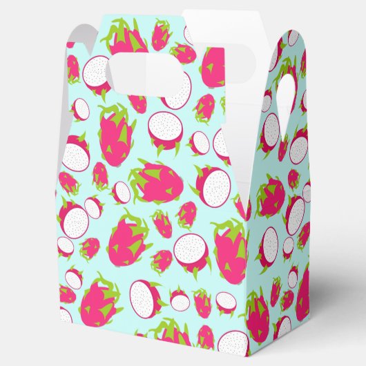 Drakenfruitpatroon Bedankdoosjes (Geopend)