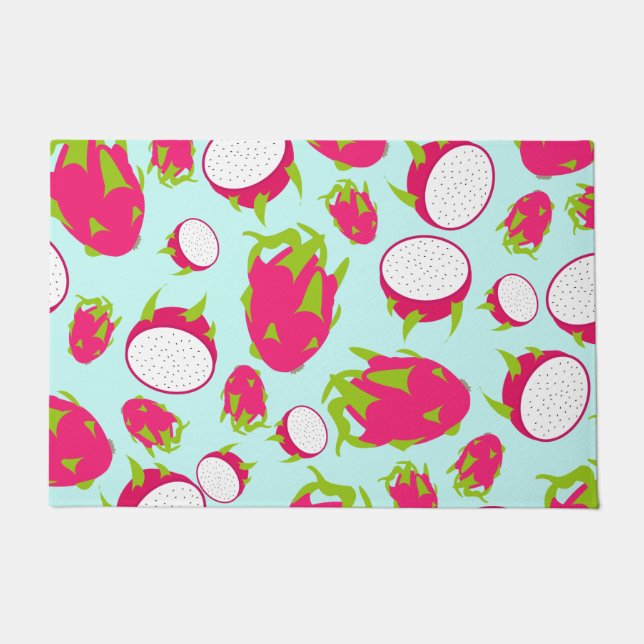 Drakenfruitpatroon Deurmat (Voorkant)