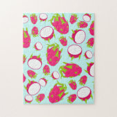 Drakenfruitpatroon Legpuzzel (Verticaal)