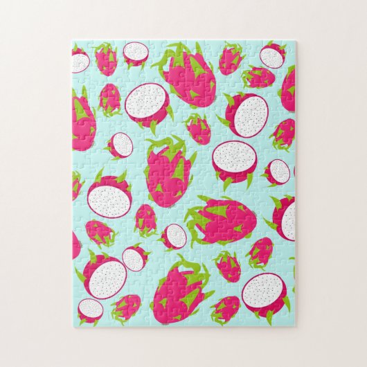 Drakenfruitpatroon Legpuzzel (Verticaal)