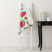 Drakenfruitpatroon Sherpa Deken (In situ)