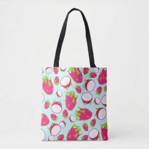 Drakenfruitpatroon Tote Bag