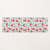 Drakenfruitpatroon Yogamat (Voorkant (horizontaal))