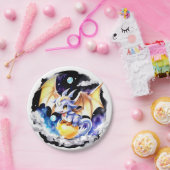 Drakengeïnspireerd Baby shower Papieren Bordje (Feest)