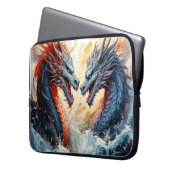 Drakengevecht Laptop Sleeve (Voorkant Links)