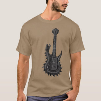 Drakengitaren met elektrogitaar N Roll B T-shirt