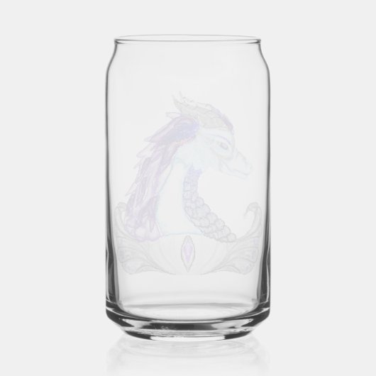 Drakenglas Blikvorm Glas (Achterkant)