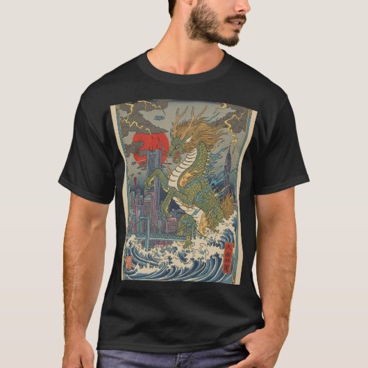 Drakengolven T-shirt (Voorkant)