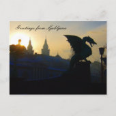 drakengroeten briefkaart (Voorkant)