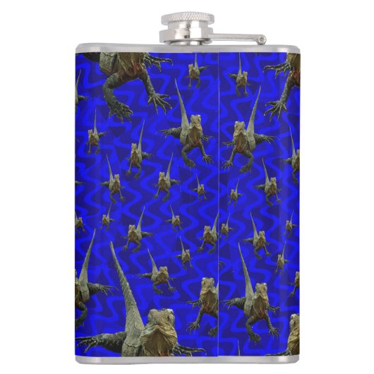 Drakenhagedis, heupkolf heupfles (Achterkant)