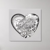 Drakenhart Canvas Afdruk (Voorkant)