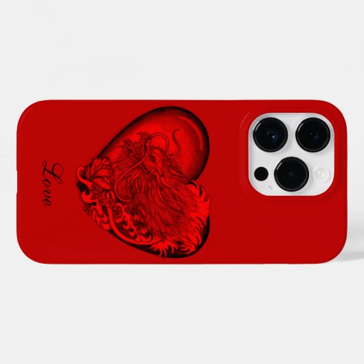 Drakenhart Case-Mate iPhone Case (Achterkant (horizontaal))