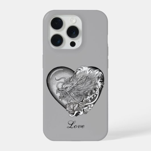 Drakenhart iPhone Hoesje (Achterkant)