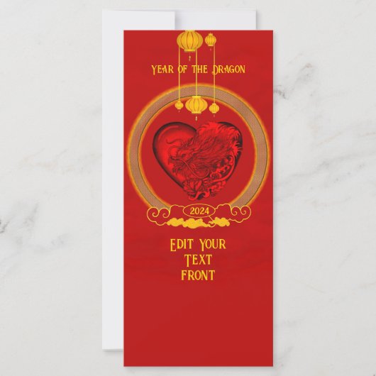 Drakenhart, jaar van de draak (Voorkant)