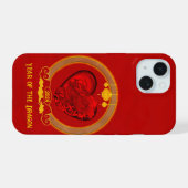 Drakenhart, jaar van de draak iPhone 15 case (Achterkant horizontaal)