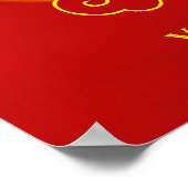 Drakenhart, jaar van de draak poster (Hoek)