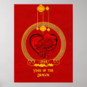 Drakenhart, jaar van de draak poster (Voorkant)