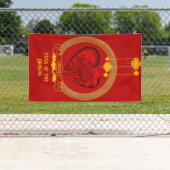 Drakenhart, jaar van de draak spandoek (Insitu)